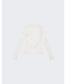 Givenchy | Women | Triple Stitched Open Cuts Top | White