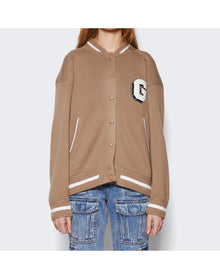 Givenchy | Women | Varsity Bomber Jacket | Beige