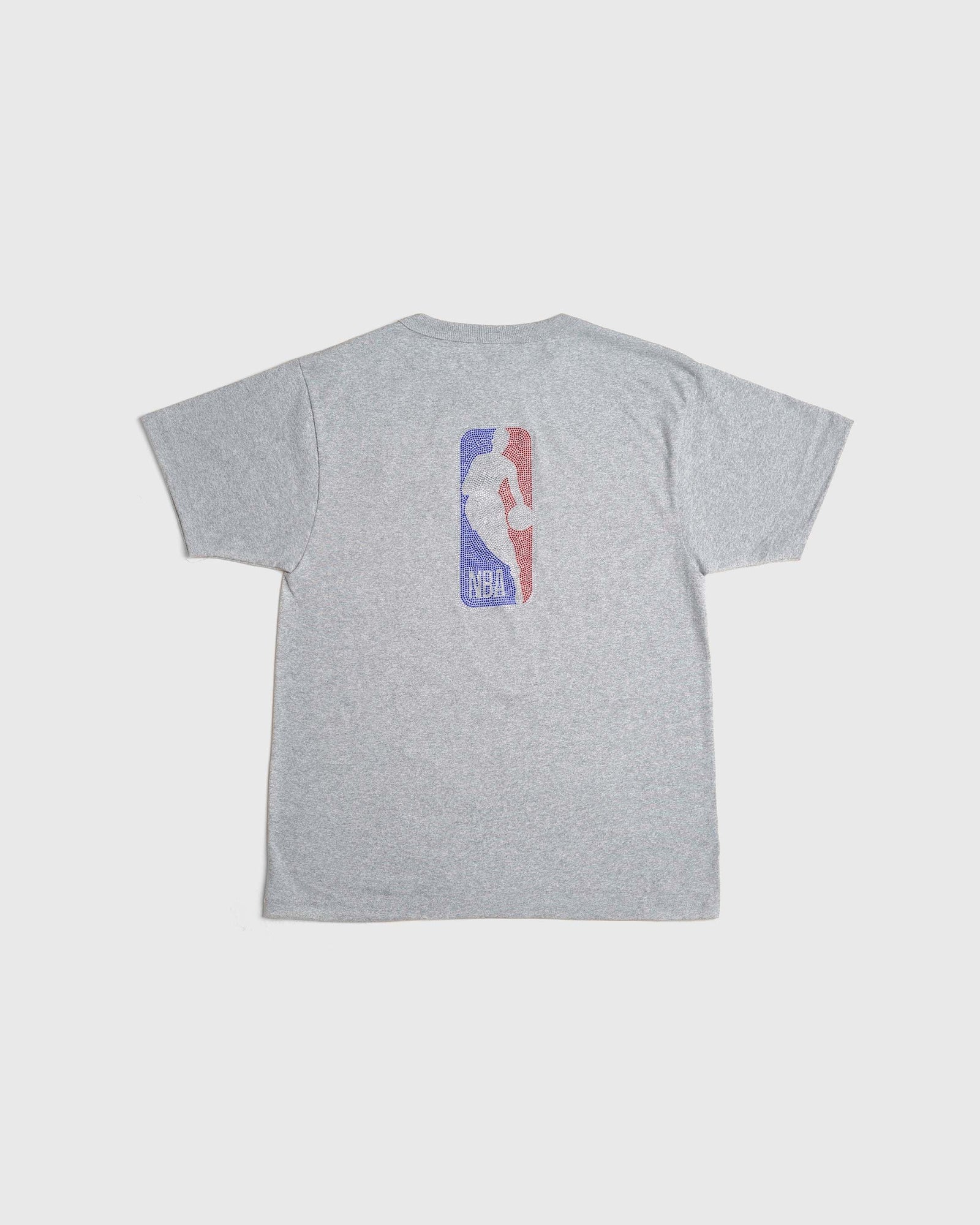 women's nba logo t-shirt rhinestone logoman tee
