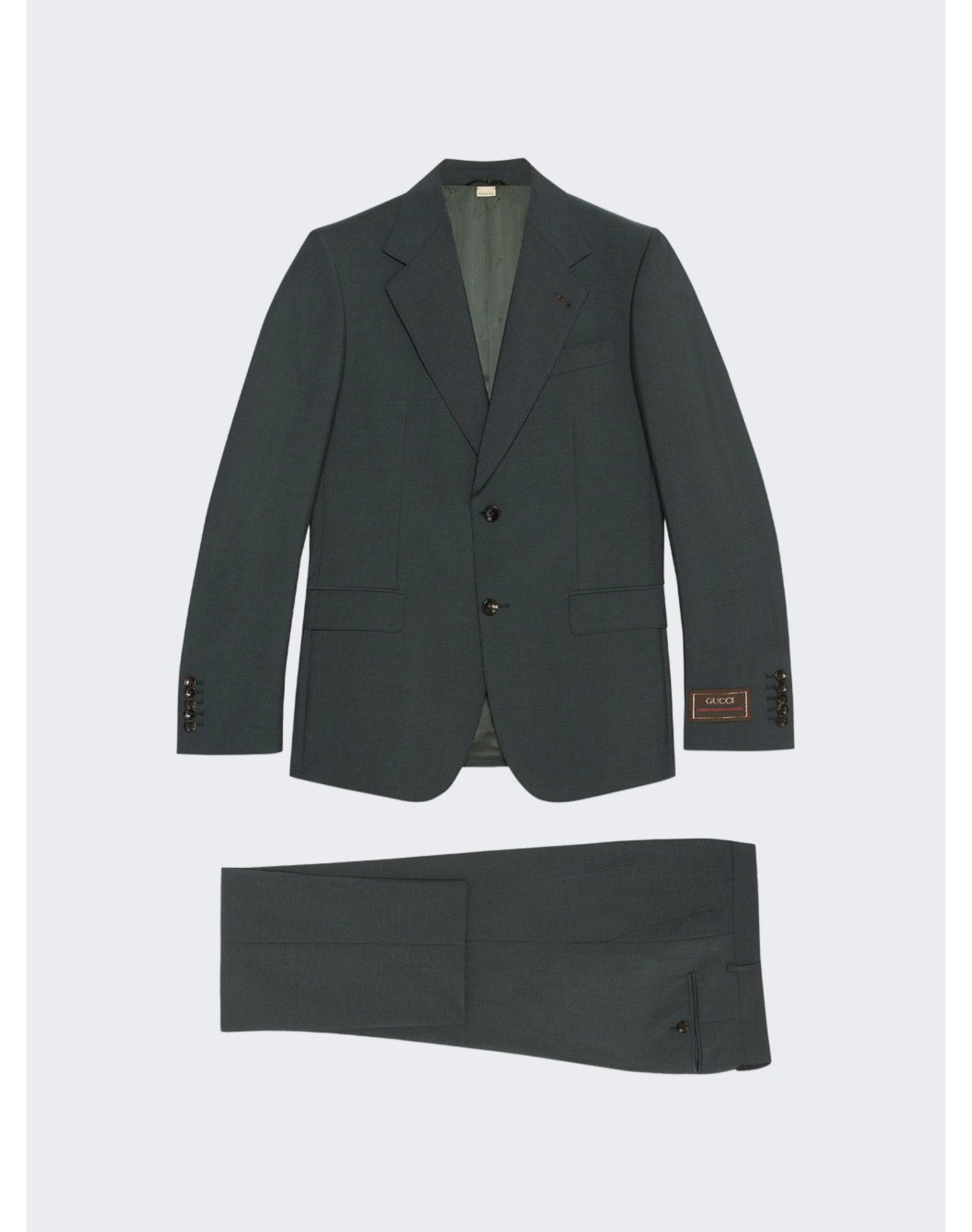 Gucci | Men | Wool Mohair Suit | Ripe Olive