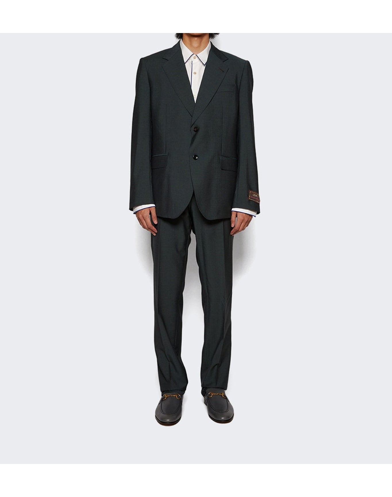 Gucci | Men | Wool Mohair Suit | Ripe Olive