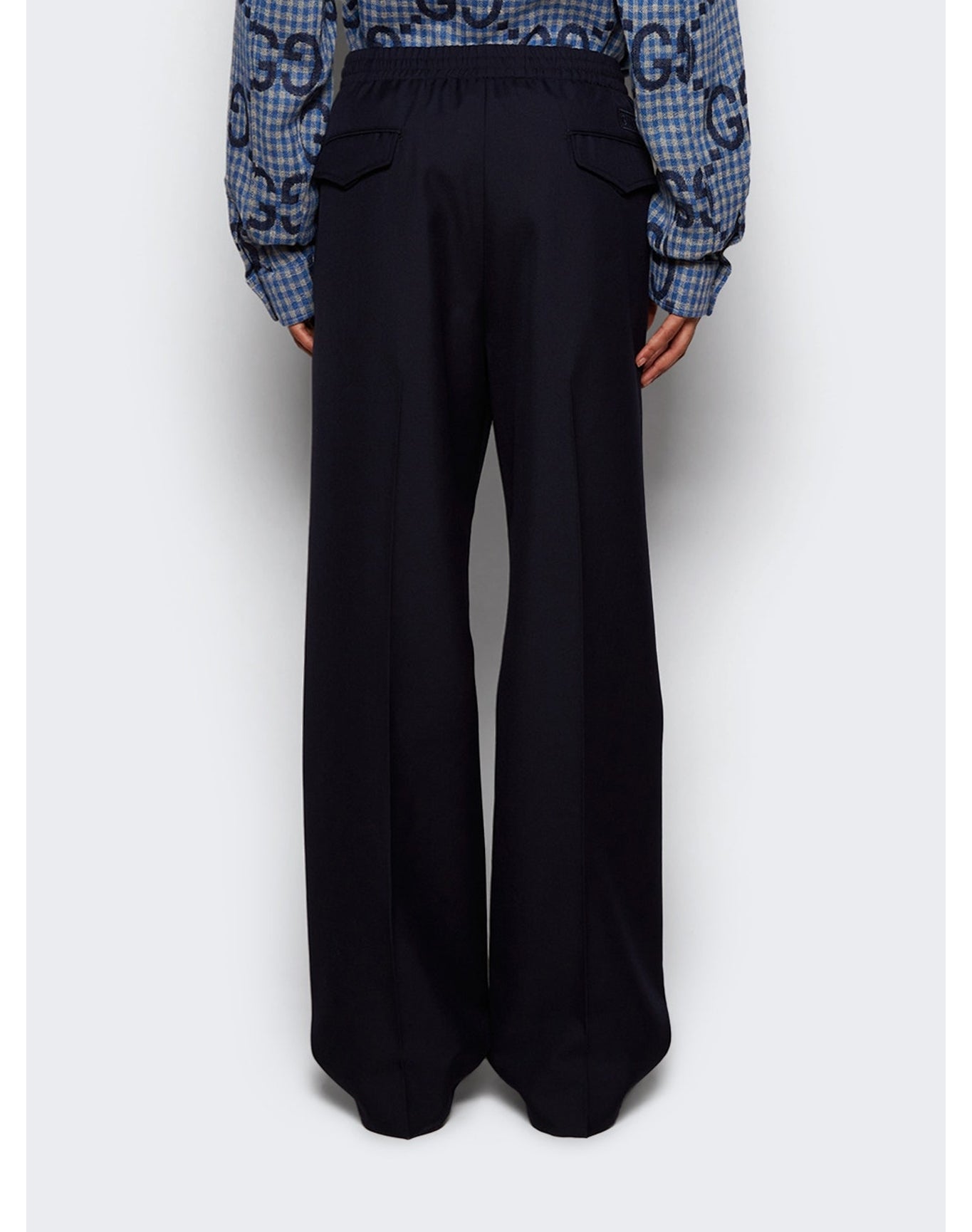 Gucci | Men | Wool Twill Jogging Pant | Navy
