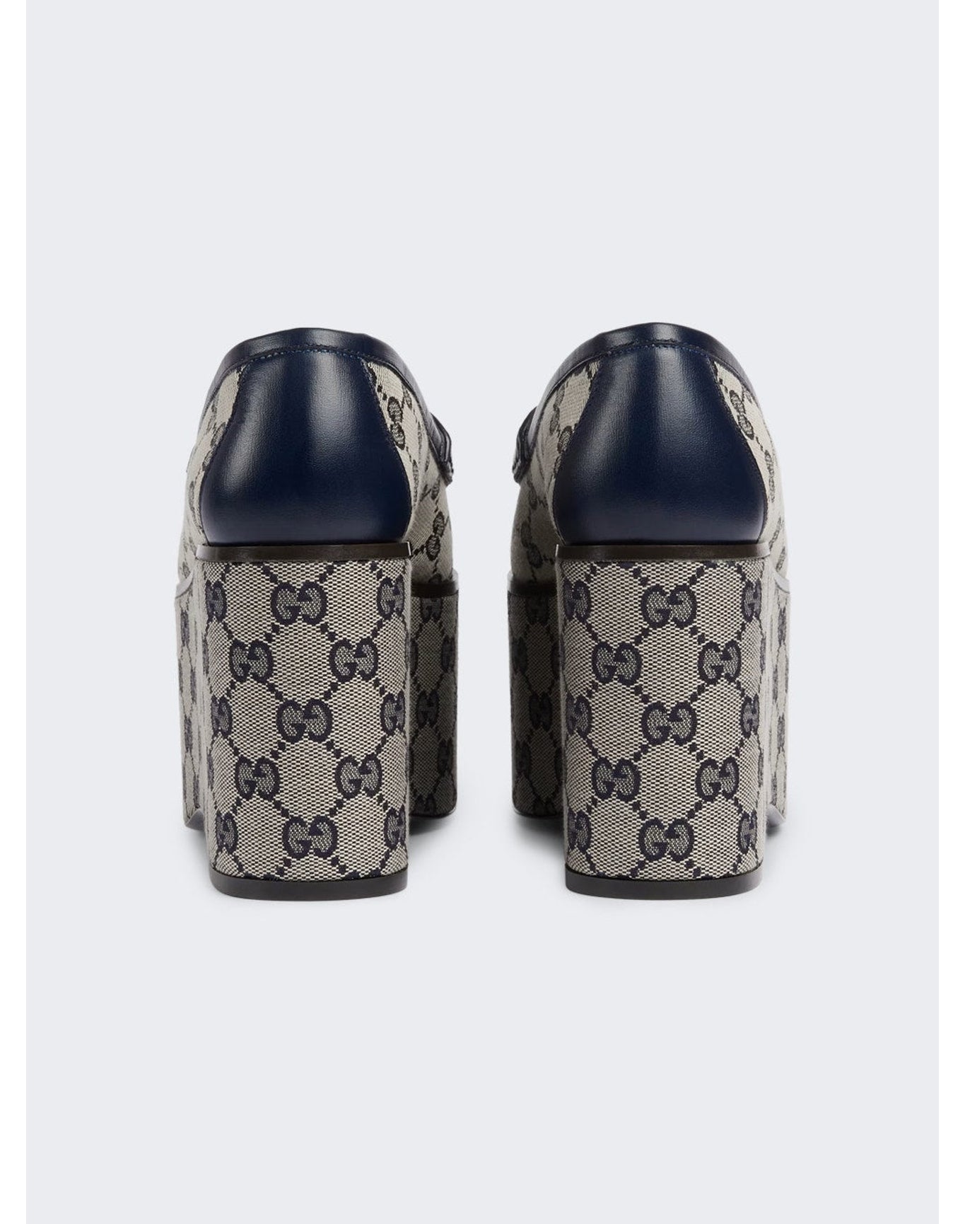 Gucci | Women | Horsebit Platform Loafer | Midnight Blue