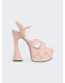 Gucci | Women | Interlocking G Studs Sandal | Perfect Pink