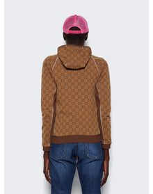 Gucci | Women | Logo Hoodie Jacket | Beige
