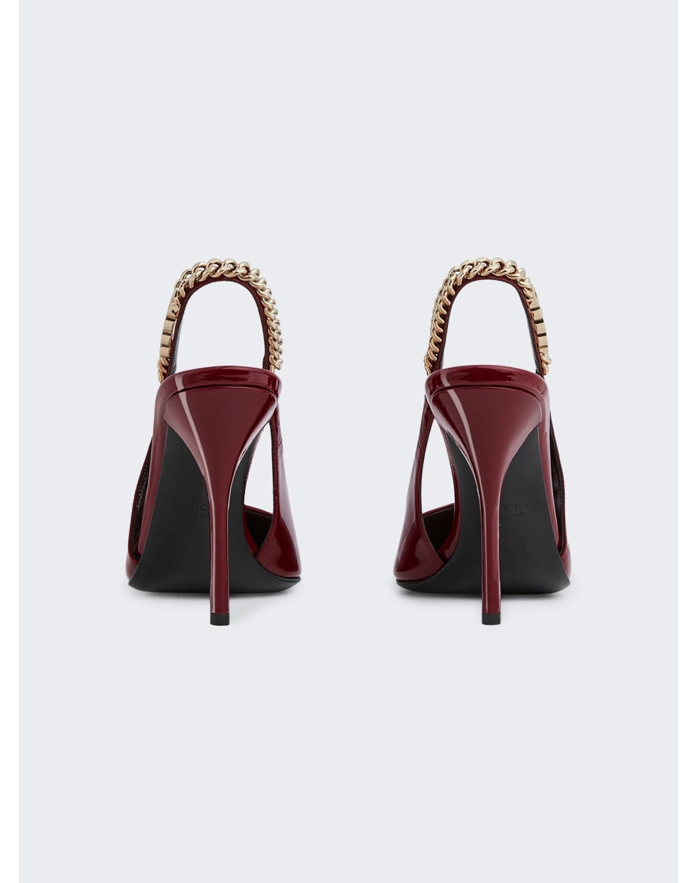 Gucci | Women | Signoria Slingback Pump | Red Lacquer