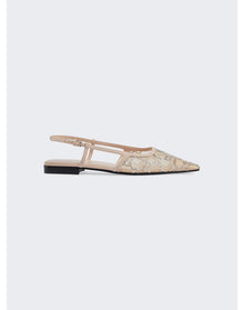 Gucci | Women | Slingback Ballet Flat | Beige