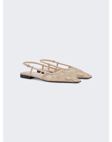 Gucci | Women | Slingback Ballet Flat | Beige