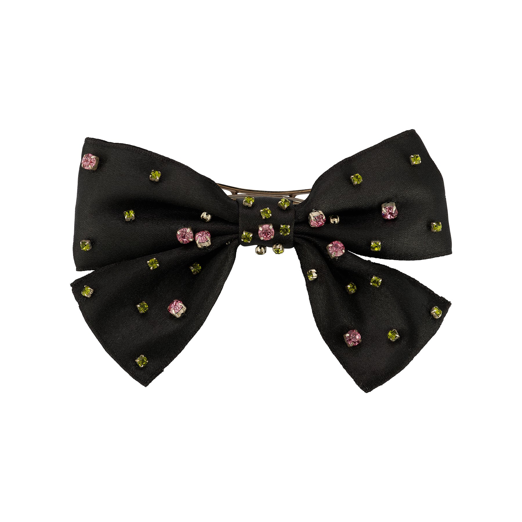 Natalie Bow | Black/Multi | Crystal