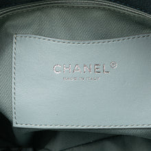 Chanel | Pre-Owned Large Tricolor Caviar Just Mademoiselle Bowling Bag | Blue