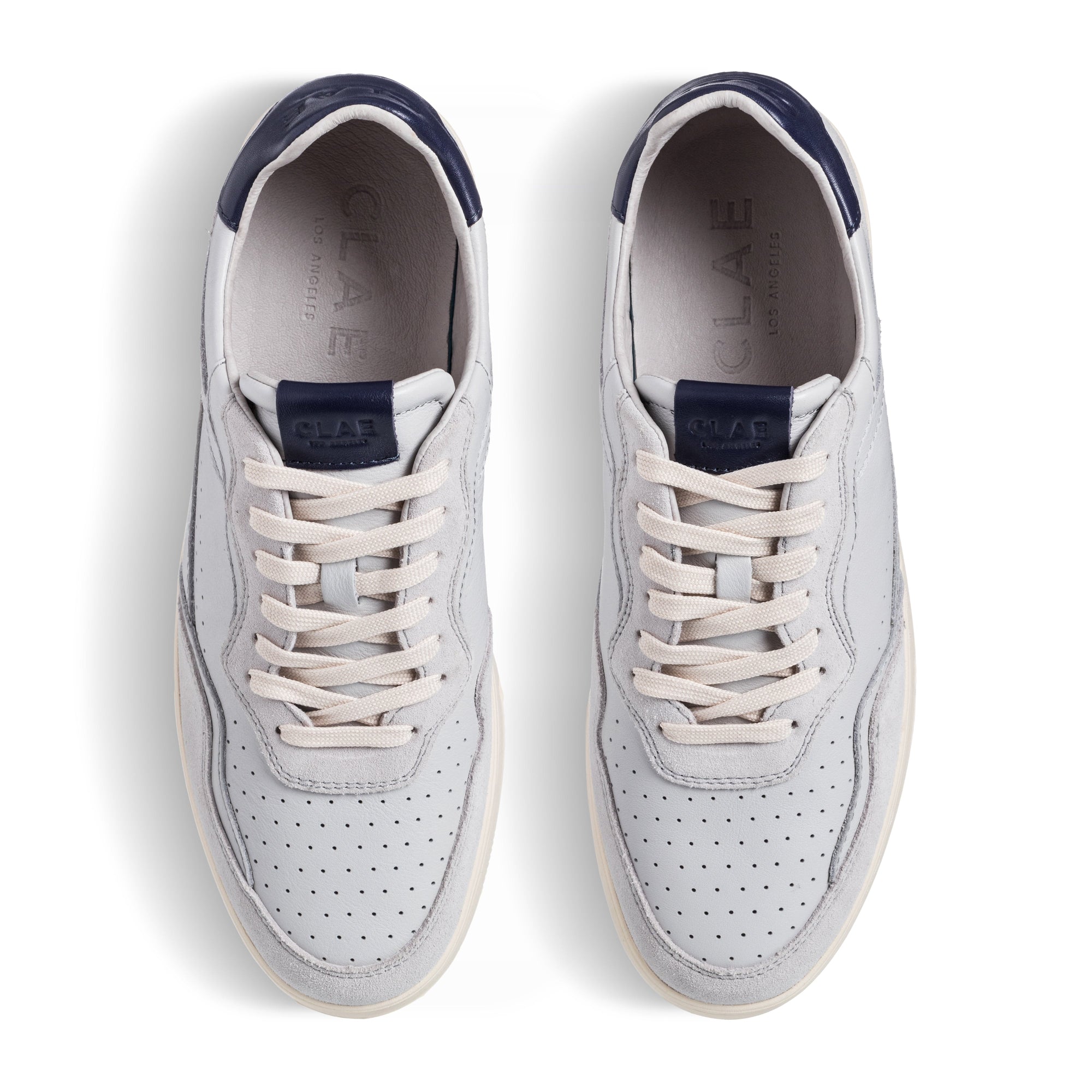 Womens | Haywood | Quiet Grey Leather Navy