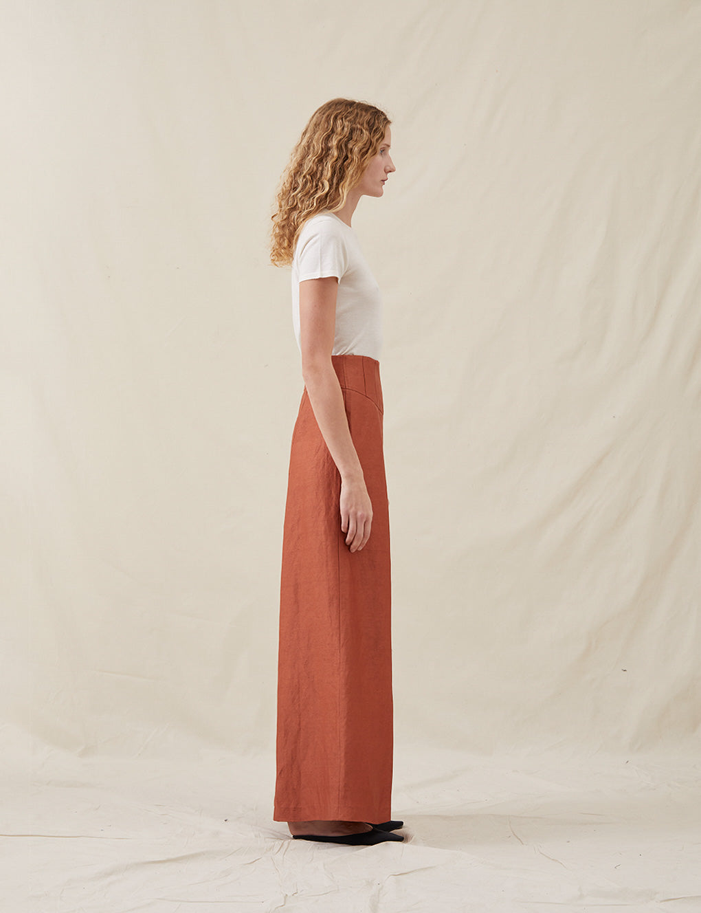 Womens | The Corset Pants | Terracotta