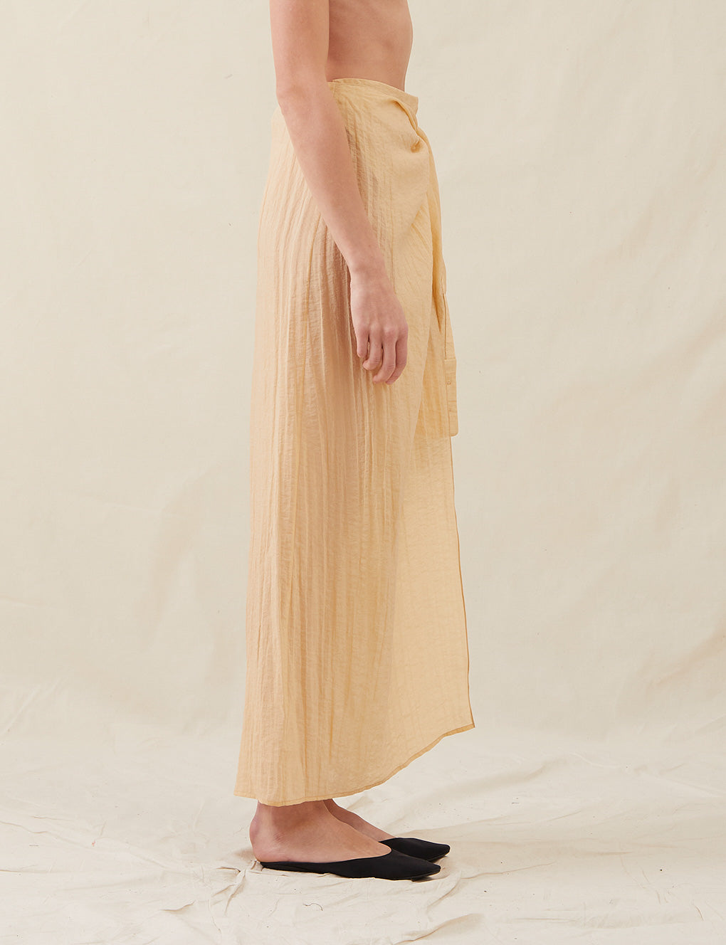 Womens | The Simona Sarong Skirt | Washed Apricot