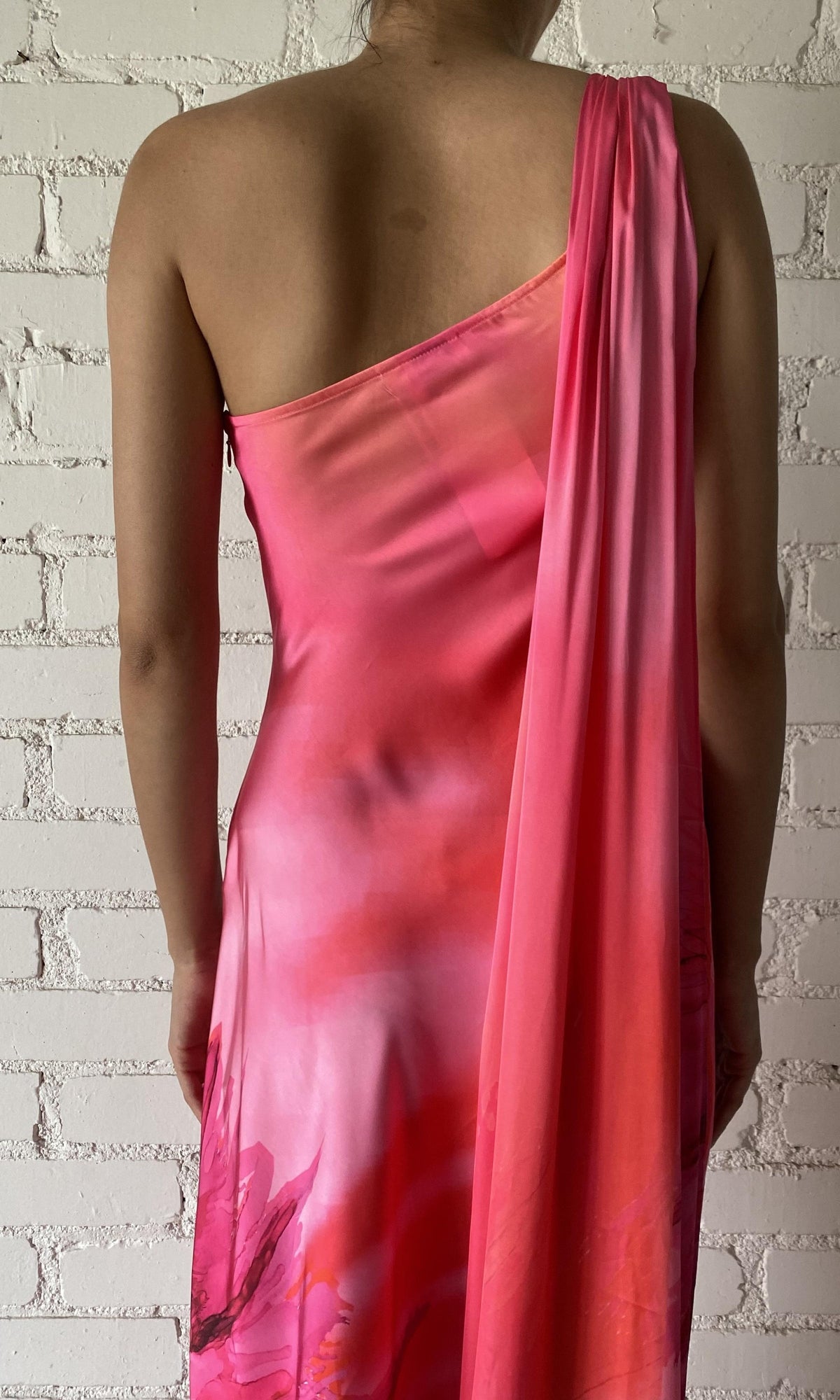 Womens | Abira Poly Satin Lycra Long Dress | Multicolor