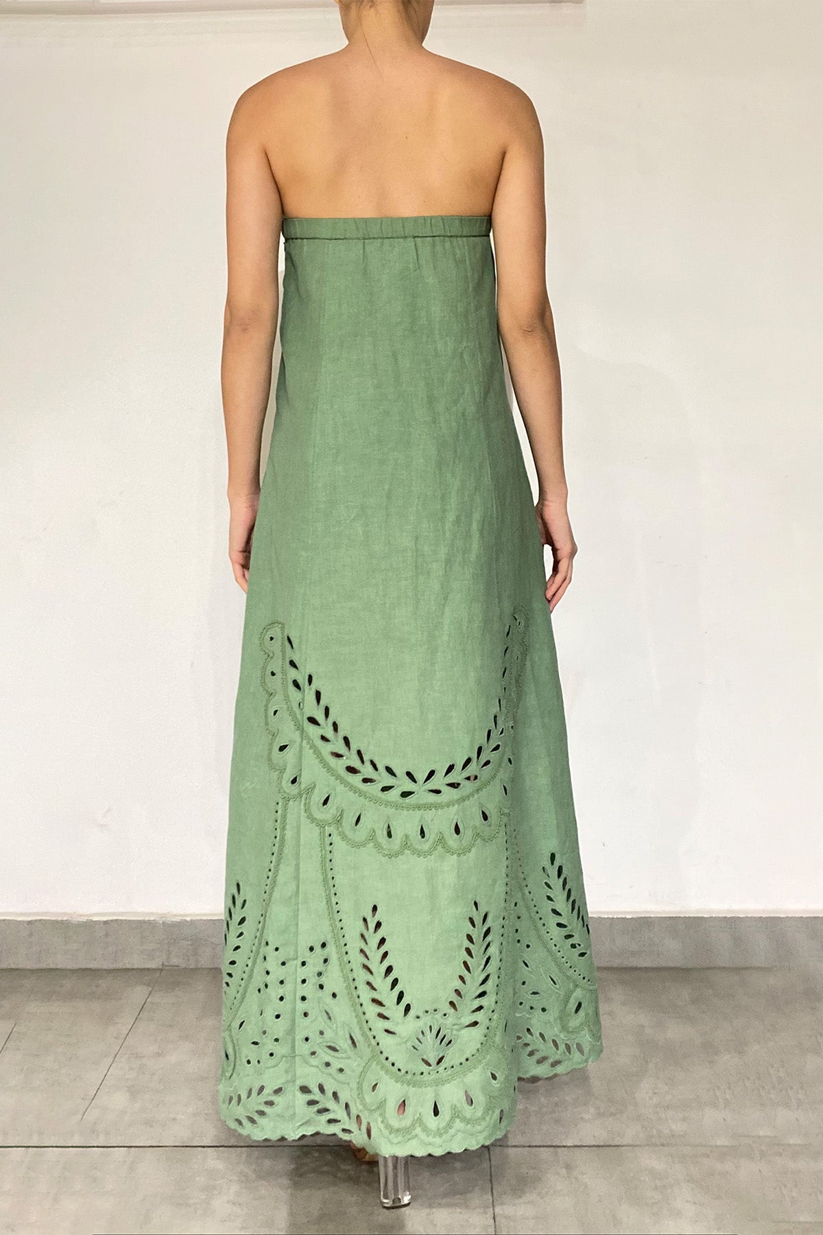 Alya Long Dress | Green