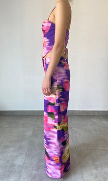Womens | Anay Cotton Top | Purple Multi