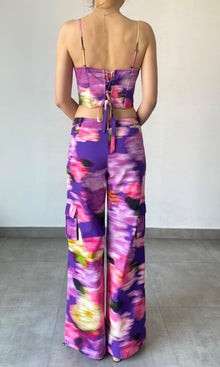 Womens | Anay Cotton Top | Purple Multi
