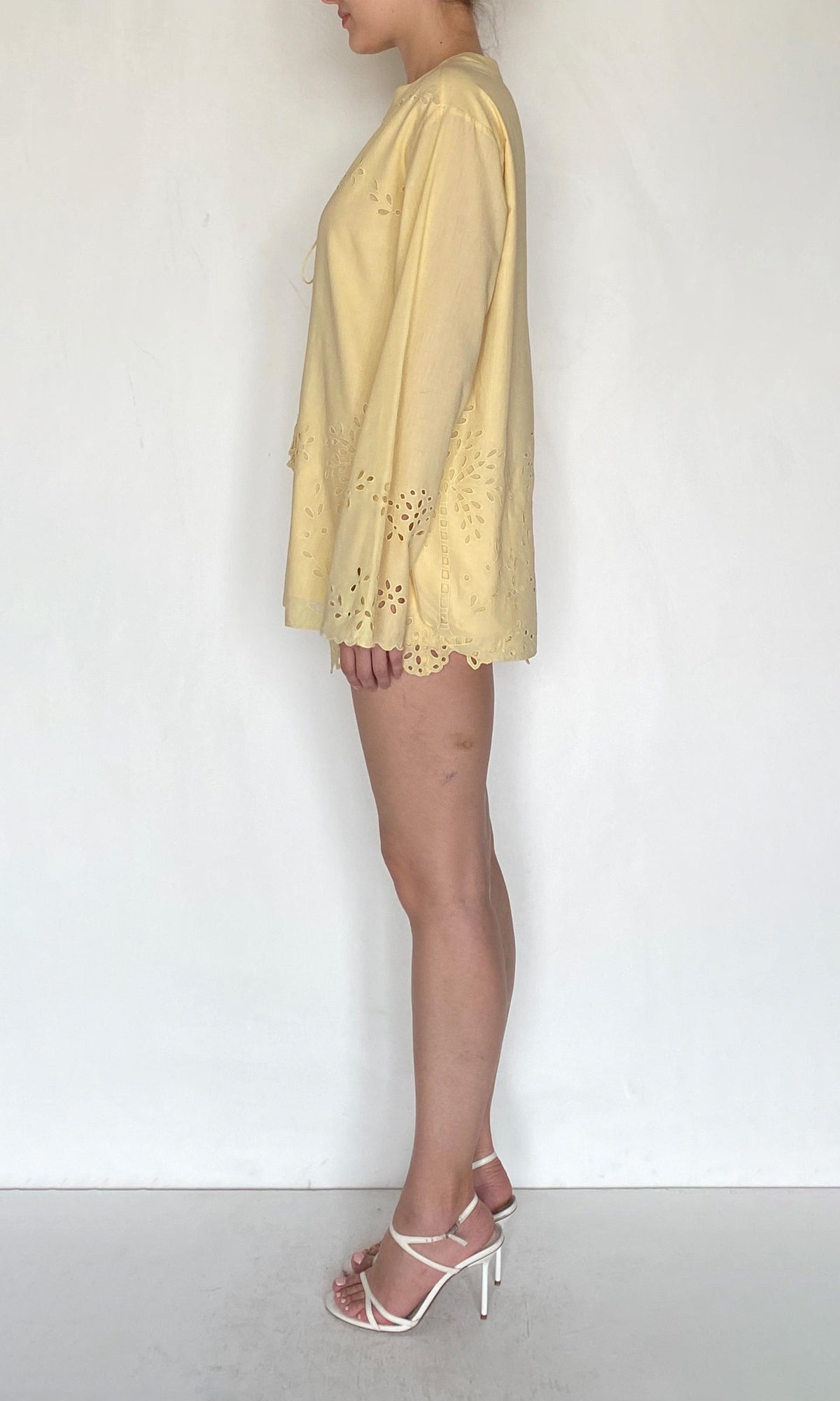 Womens | Bagh Cotton Tunic | Yellow