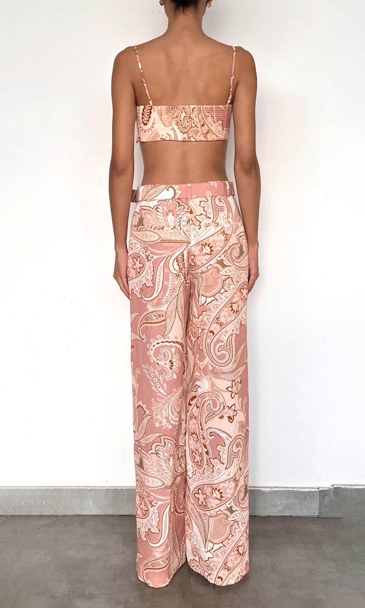 Womens | Fiza Cotton Bralette | Powder Pink