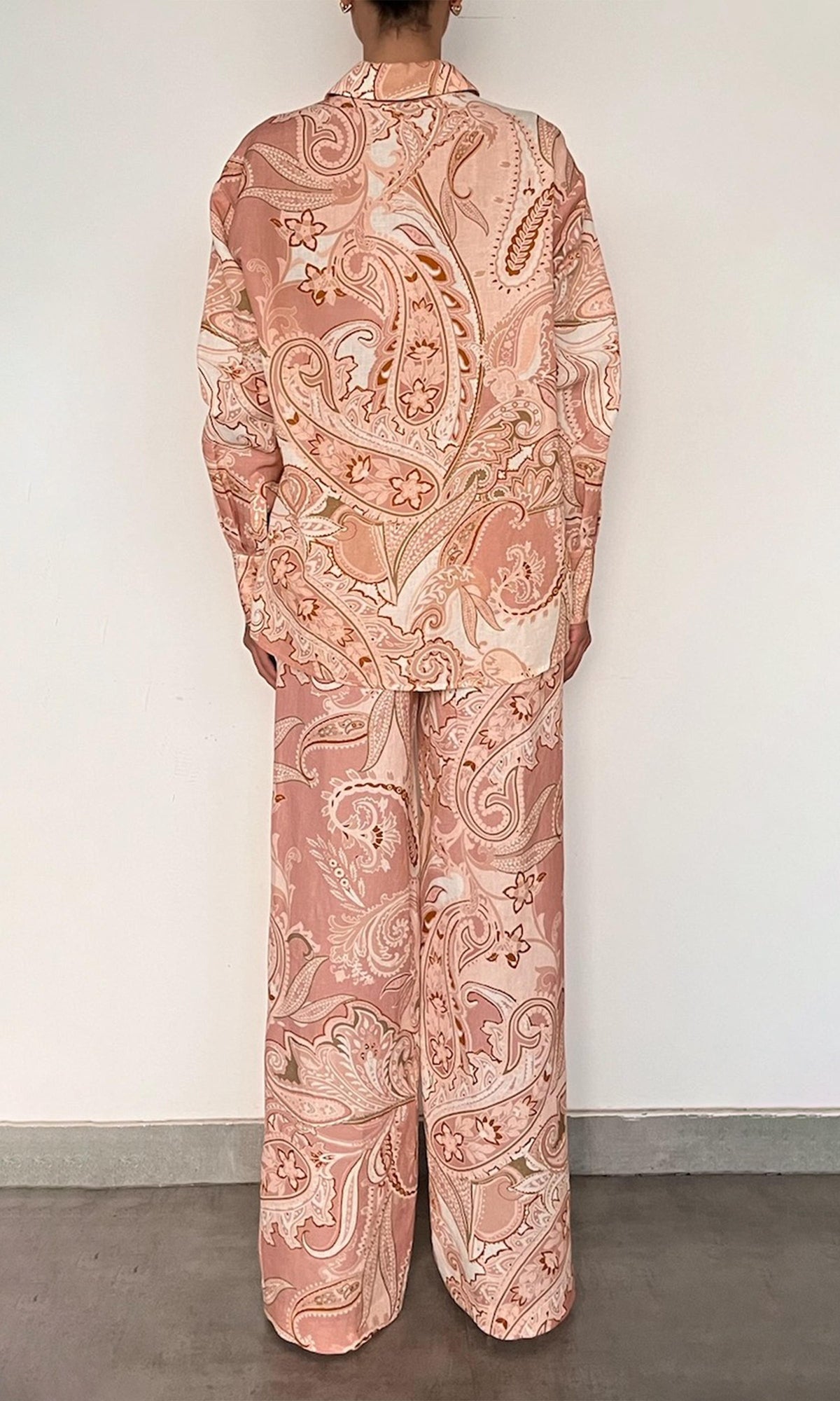 Womens | Fiza Cotton Over Sized Shirt | Powder Pink
