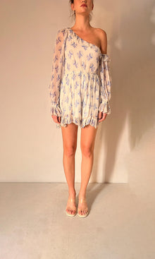 Womens | Inv Viscose Romper | White/Blue