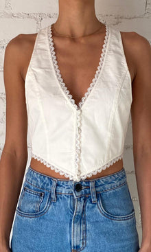 Womens | Inv Cotton Poplin Top | White