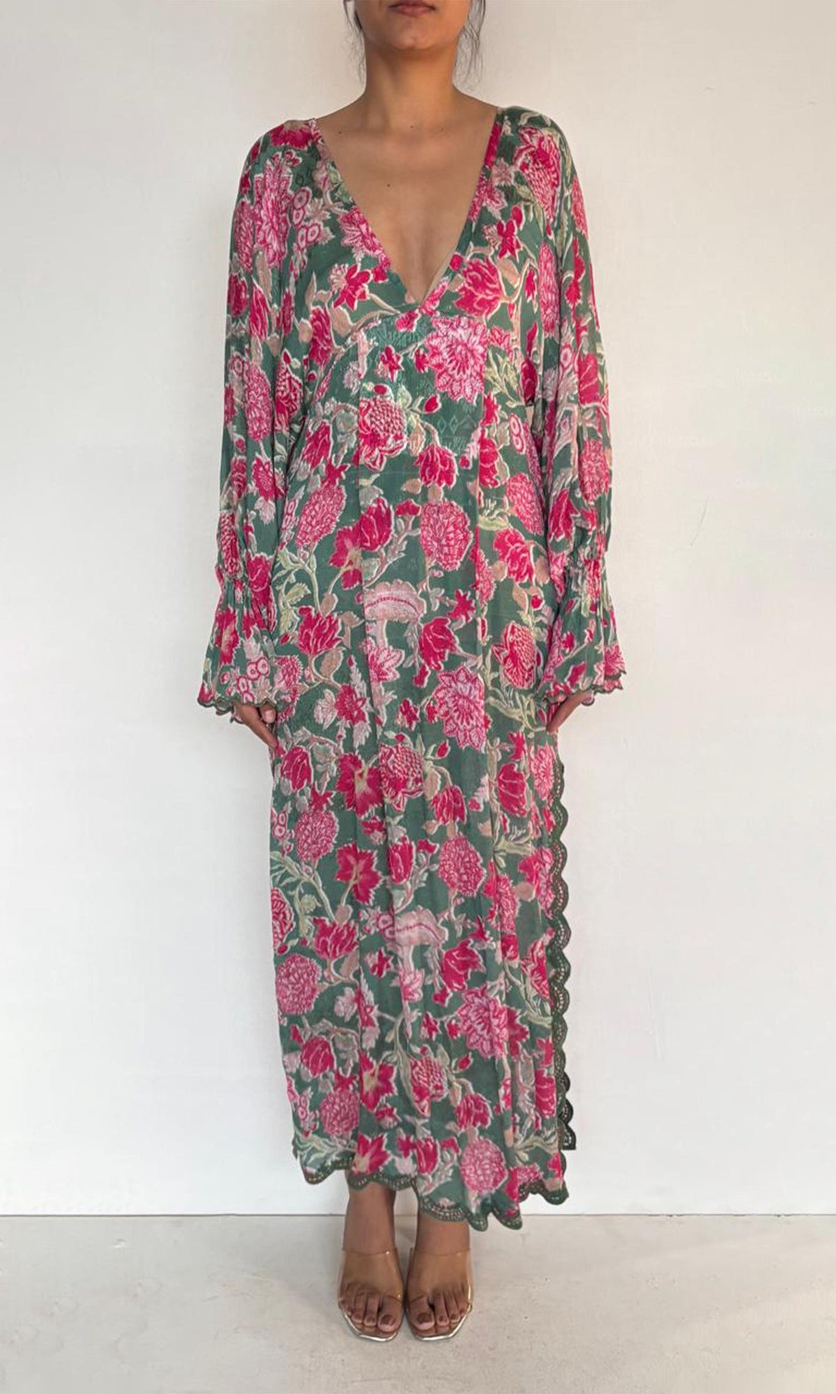 Womens | Inv Viscose Long Dress | Multi