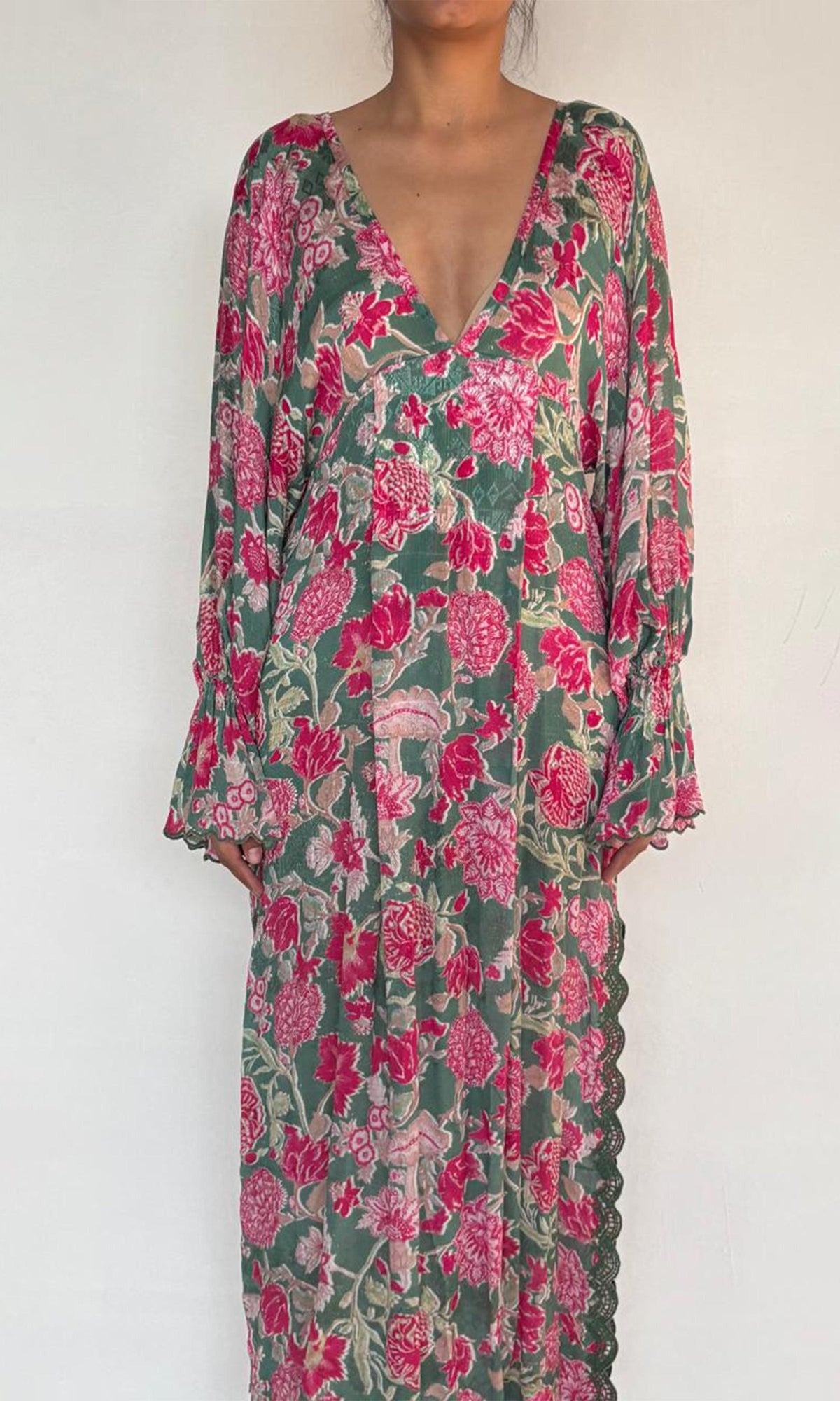 Womens | Inv Viscose Long Dress | Multi