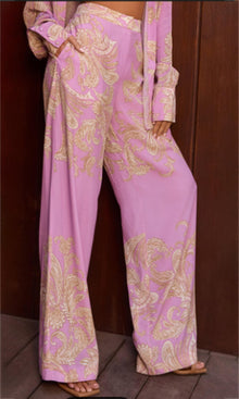 Womens | Jiah Heavy Crepe Straight Pants | Lilac