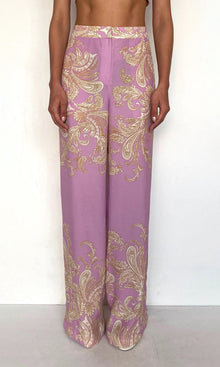 Womens | Jiah Heavy Crepe Straight Pants | Lilac