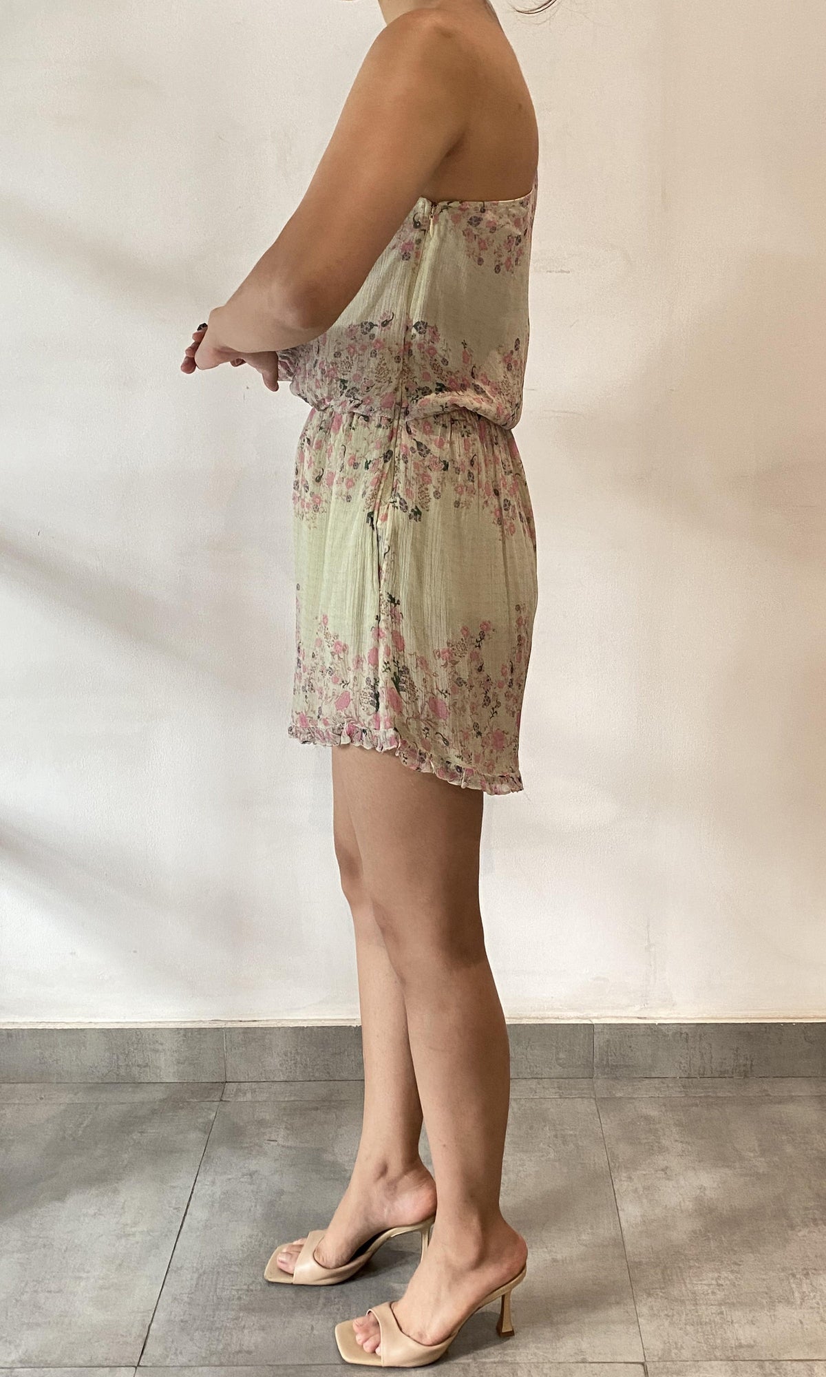 Womens | Nina Viscose Romper | Green