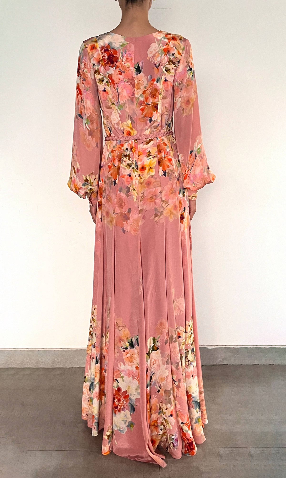 Womens | Saba Viscose Long Dress | Pink