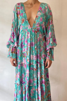 Tara Long Dress | Green