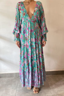 Tara Long Dress | Green