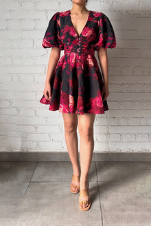 Short Dress | Blurry Floral