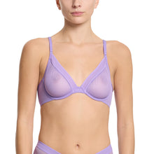 Unlined Mesh Underwire Bra | Grape Juice (Purple)