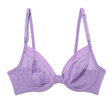 Unlined Mesh Underwire Bra | Grape Juice (Purple)