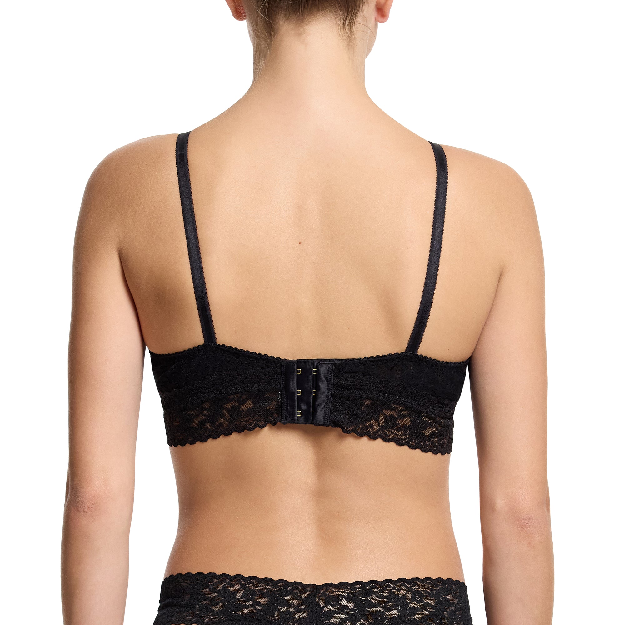 Sig Lace Plunge Push-Up | Black
