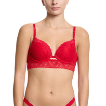 Signature Lace Plunge Push-Up | Red