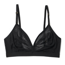 Mesh Triangle Bralette | Black