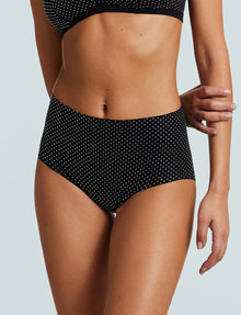 Party Starter High Rise Bikini::Crystal Black::Hover