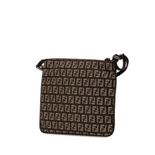 Fendi | Pre-Owned Zucchino Canvas Crossbody | Brown