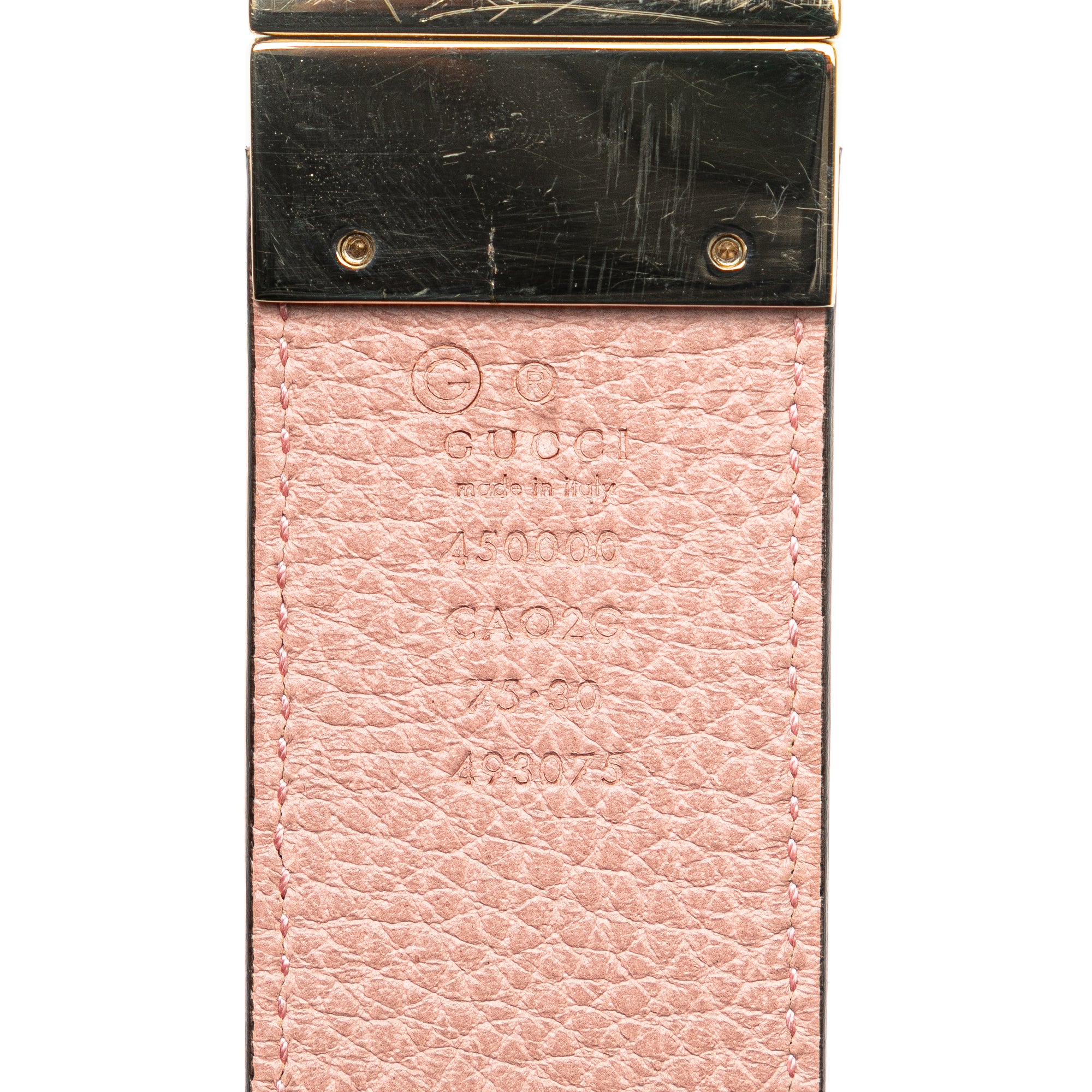 Gucci | Pre-Owned Leather 1973 Reversible Belt | Black