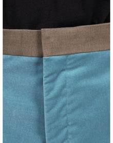 Haider Ackermann | Men | Contrast Waistband Trousers | Turquoise