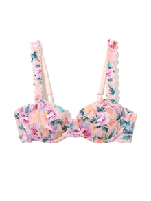 Signature Lace Balconette Bra | Buy Myself Flowers (Peach)