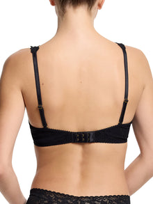 Signature Lace Unlined Underwire Bra | Black
