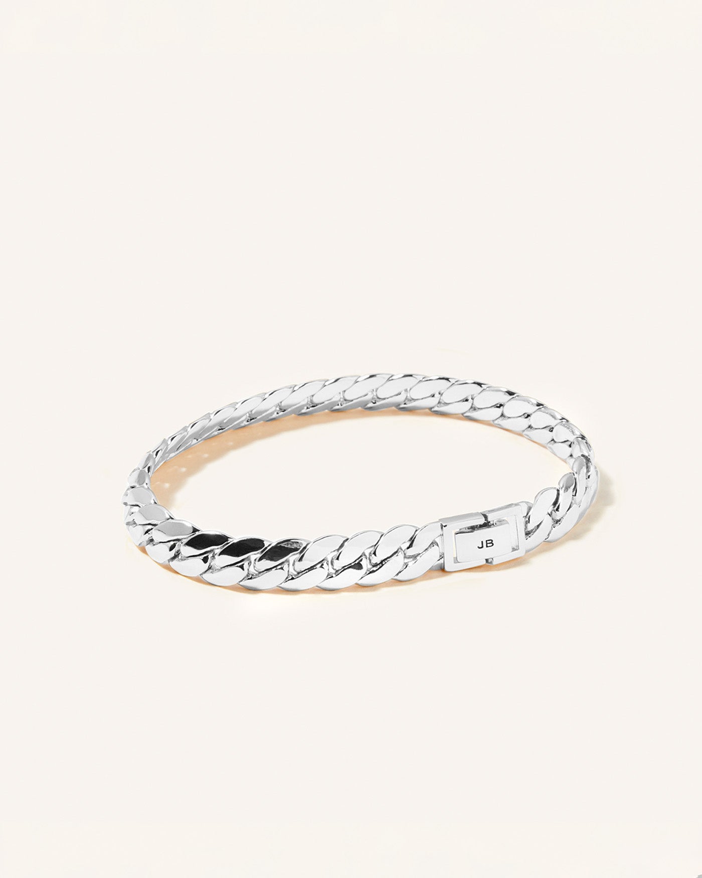 Harvey Anklet | Silver-Dipped Brass