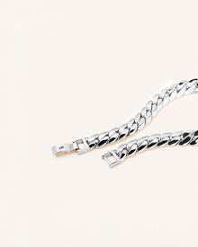 Harvey Anklet | Silver-Dipped Brass