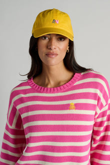 Kerri Rosenthal | Heart And Skull Hat | Soul Yellow