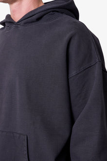 Heavy Basic Hoodie | Washed Black